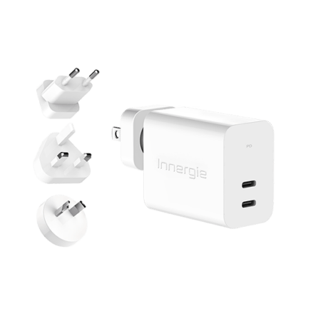 45瓦 雙孔 USB-C 快充充電器